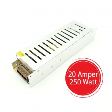 Sunlight Şerit Led Trafo 12V Adaptör Driver 20 Amper 250 Watt