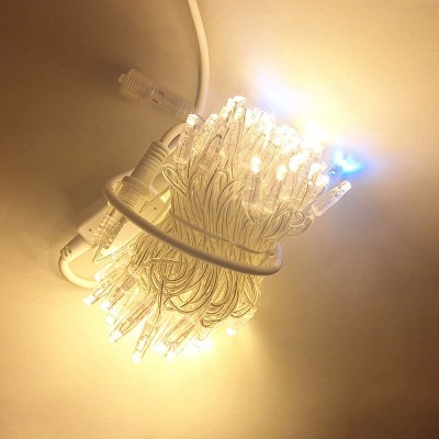 Led Aydınlatma 100L Şeffaf Kablo 10M Dış Mekan Amber Beyaz Flaş Led Aydınlatma 100L Şeffaf Kablo 10M Dış Mekan Amber Beyaz Flaş