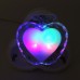 Kalp RGB Işıklı Led Gece Lambası 1W Tasarruflu Fişli Düğmeli