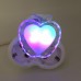 Kalp RGB Işıklı Led Gece Lambası 1W Tasarruflu Fişli Düğmeli