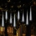 Meteor Kayan Led Beyaz Işık 8 Tüp Yılbaşı Ağaç Aydınlatma