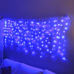 Sunlight Saçak Led Perde Aydınlatma 2M İç Mekan Sarkıt Mavi