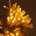 Dış Mekan Led Aydınlatma 10M Ağaç Işığı 100L Beyaz Kablo Amber