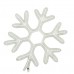 Led Işıklı Kar Tanesi Yılbaşı Süsü 220V Kırmızı 28 cm