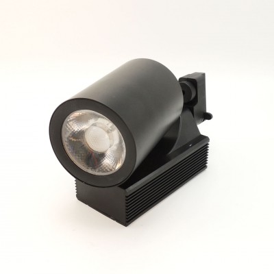 Silindir Siyah Raylı Tasarruflu Led Spot Armatür Lamba 20 Watt