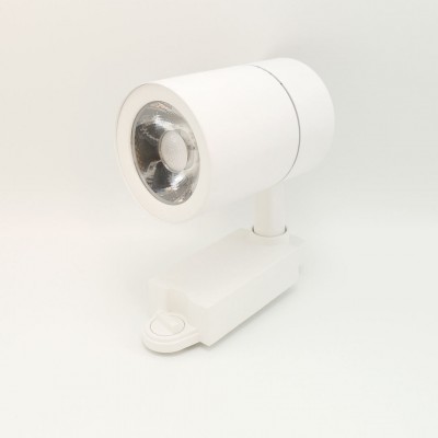 Silindir Beyaz Raylı Tasarruflu Led Spot Armatür Lamba 20 Watt