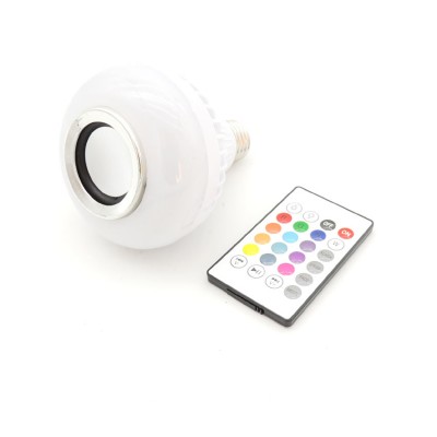 Kumandalı Bluetooth Müzik Çalar RGB Led Ampul Tasarruflu Işık