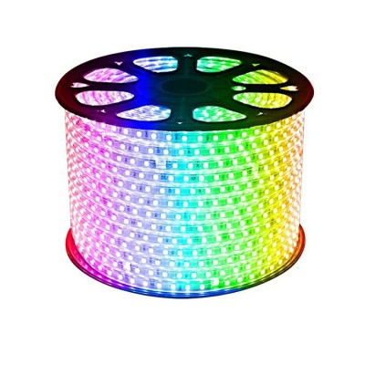 Sunlight Kare Işıklı Hortum Şerit Led Işık 3 Çip 5050 100 Metre RGB