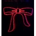 Led Işıklı Fiyonk Yılbaşı Süsü 220V Kırmızı 71x83 cm