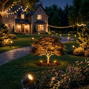 Spot Çime Saplamalı Ledli Bahçe Armatürü 220V 