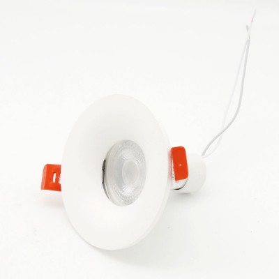 Sunlight Pliton Dekoratif Sıva Altı Beyaz Led Armatür GU10 Beyaz Ampullü