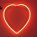 Neon Led Işıklı Kalp Sevgililer Günü 220V Kırmızı 30x30 cm