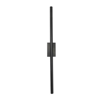 Dekoratif Siyah Led Aplik Mat Renkli Gün Işığı 60 cm