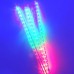 Meteor Kayan Led Işık 8li Set Tüp 50 cm RGB Aydınlatma