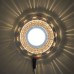 Gold Kristal Cam Sıva Altı Spot Cob Led Armatür Beyaz, Beyaz Gün Işığı Seçenekli