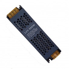 Yeni Tip Slim Trafo, Adaptör, Driver 12V 25 Amper 300 Watt 