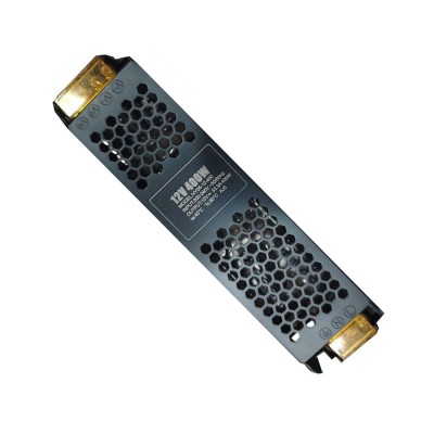 Yeni Tip Slim Trafo, Adaptör, Driver 12V 33 Amper 400 Watt
