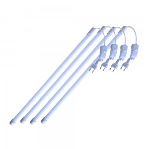 Anahtarlı T4 İnce Led Bant Armatür 9W 60 cm 220V 4 Adet Beyaz, Gün Işığı