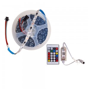 Akan RGB Şerit Pixel Led 60 Led 12V 5M Kumandalı Trafosuz