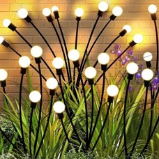 Top Led Güneş Enerjili Bahçe Aydınlatma Solar Bahçe Süsü 2 Mod 8 Top