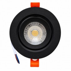 Uzay 3 Renkli Sıva Altı LED Panel Armatür Renk Anahtarlı Siyah