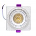 Kare Şeffaf Sıva Altı Led Spot Armatür İç Beyaz, Kenar Gün Işığı 5+5W Kare Şeffaf Sıva Altı Led Spot Armatür İç Beyaz, Kenar Gün Işığı 5+5W