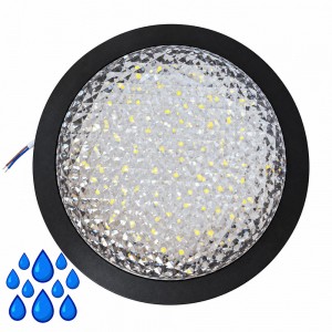 Pırlanta Dış Mekan 3 Renk Ayarlı Sıva Üstü Led Armatür 25 Watt Siyah