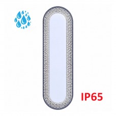 Elips Kristal İç/Dış Mekan 20W Led Armatür Ortası Beyaz Kenarı Günışığı