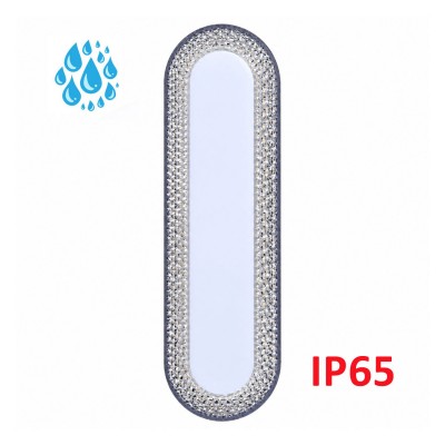 Elips Kristal İç/Dış Mekan 20W Led Armatür Ortası Beyaz Kenarı Günışığı Elips Kristal İç/Dış Mekan 20W Led Armatür Ortası Beyaz Kenarı Günışığı